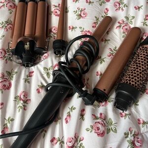 2/35$🍓⭐️ Interchangeable Hair Styling Tool Set in Brown and Black